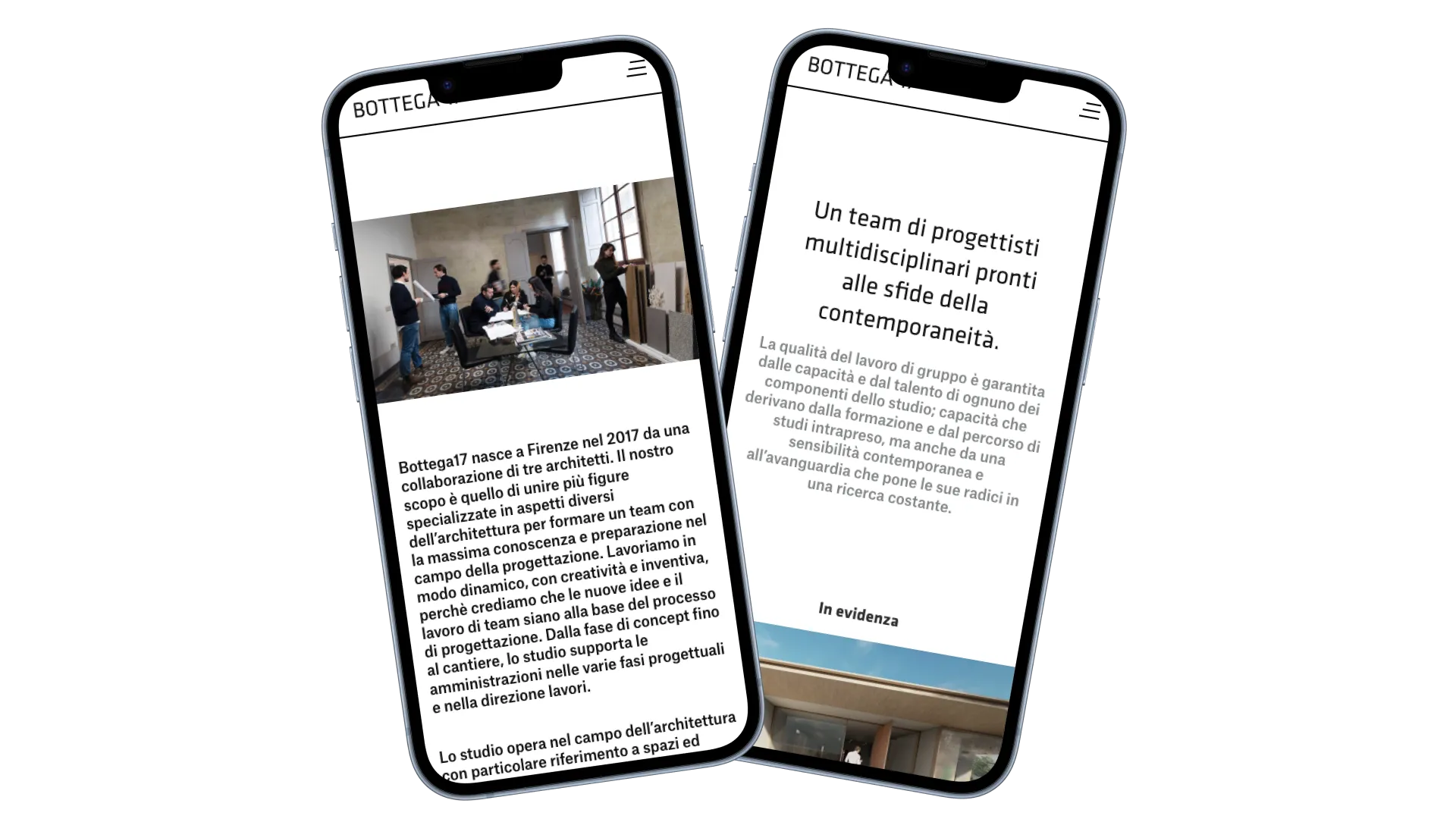 Screenshot del progetto Bottega 17 (4)