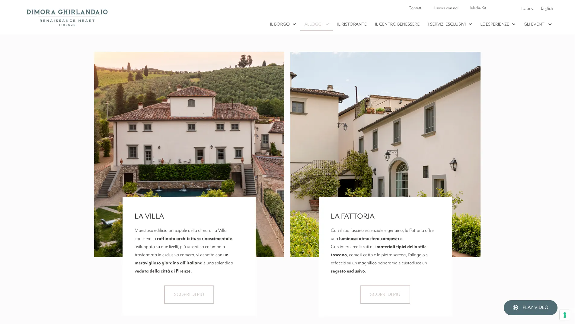Screenshot del progetto Dimora Ghirlandaio (2)