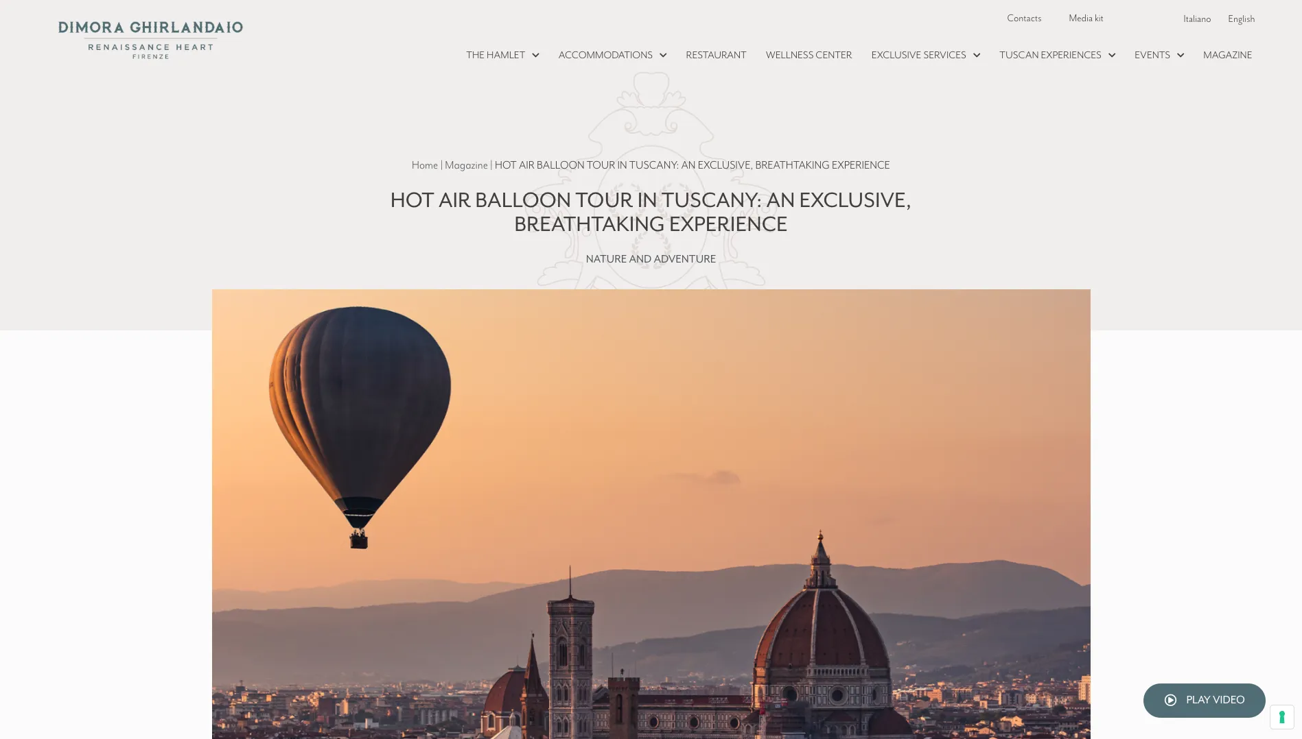 Screenshot del progetto Dimora Ghirlandaio (1)
